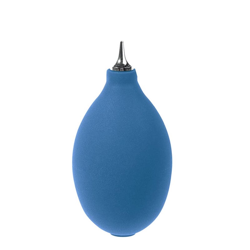 SoundLink Mini Squeeze Ball Pump Duster Ear Mold Cleaner Dust Cleaner Air Blower for Hearing Aids, Camera Lens, Watch Computer Laptop, DSLR Camera Lens Keyboard, Computer PC Parts (Blue(Metal)) - Image 1
